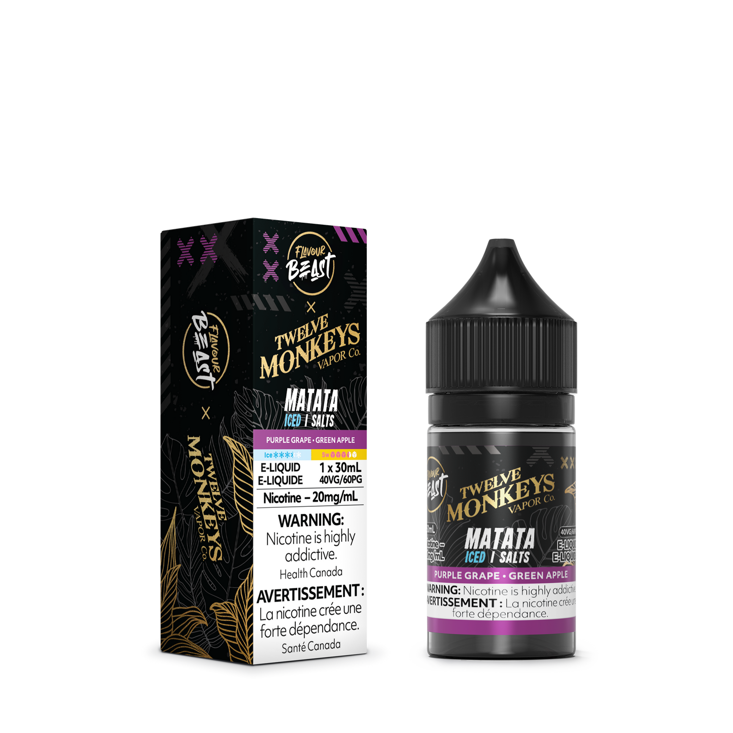 Flavour Beast x 12 Monkeys E-Liquid - Matata Iced 20MG