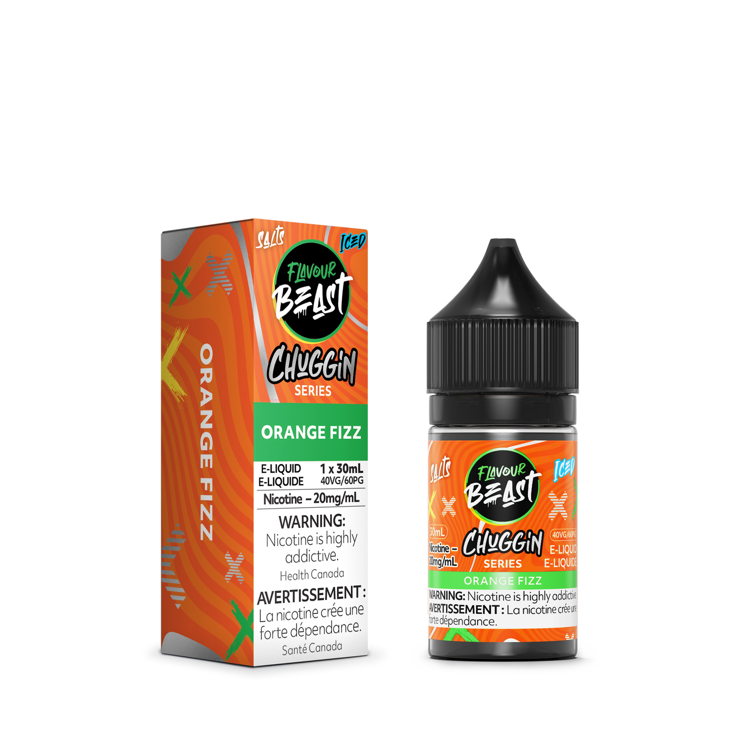 Flavour Beast E-Liquid - Chuggin Orange Fizz (Orange Crush) 20MG