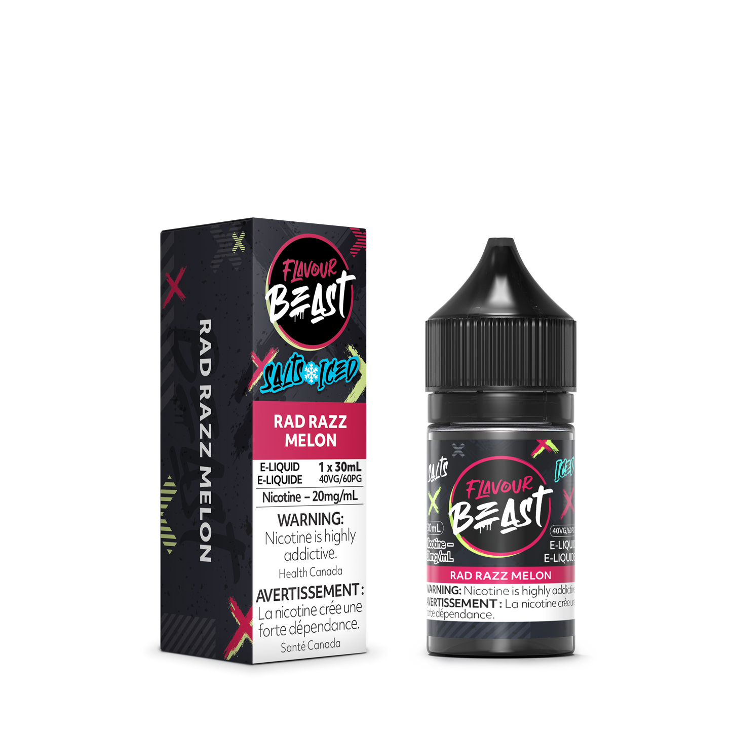 Flavour Beast E-Liquid - Rad Razz Melon Iced 20MG