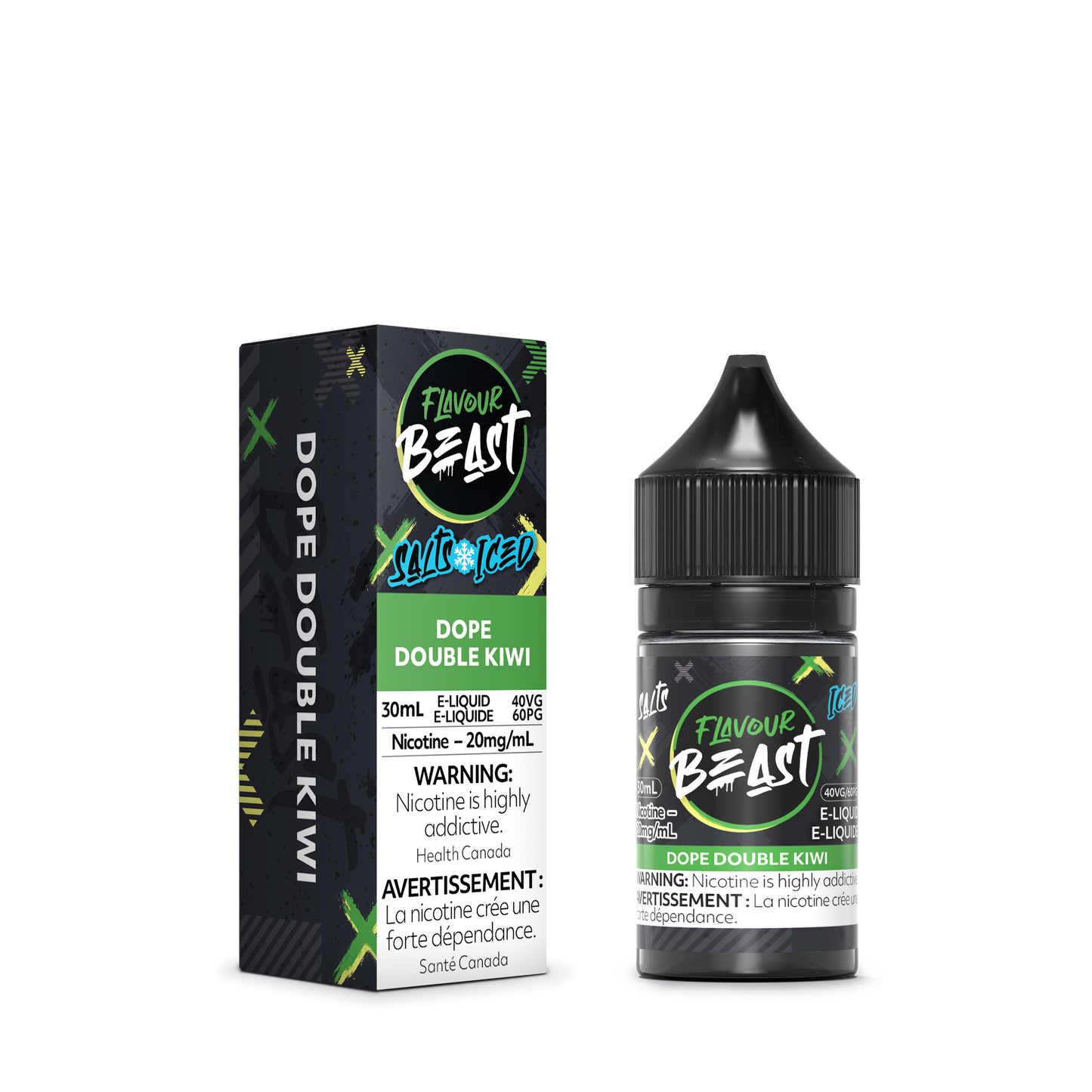 Flavour Beast E-Liquid - Dope Double Kiwi (Salts)