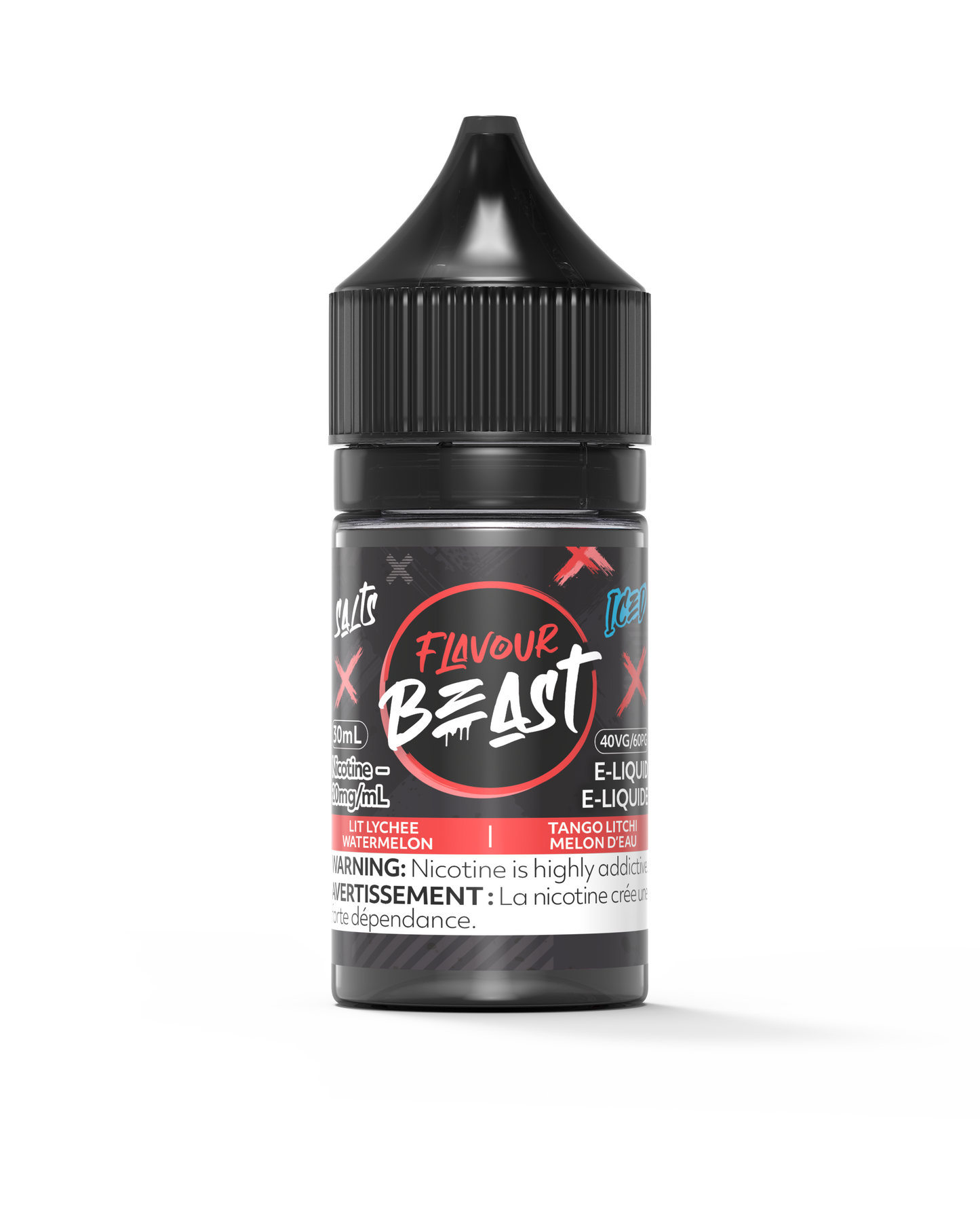 Flavour Beast E-Liquid - Lit Lychee Watermelon Iced (Salts)