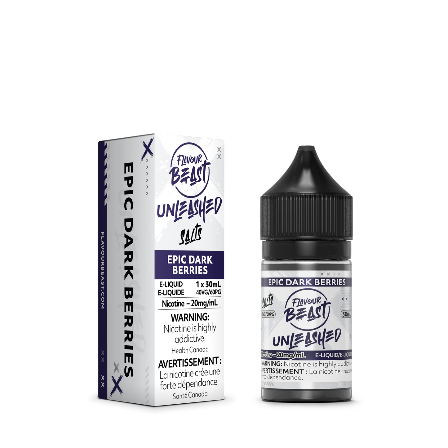Flavour Beast Unleashed E-Liquid - Epic Dark Berries 20MG