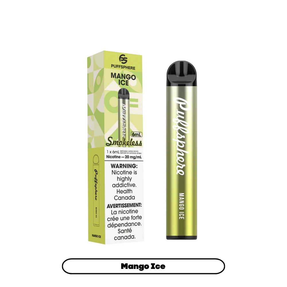 PUFFSPHERE - SMOKELESS Disposable (6ML)