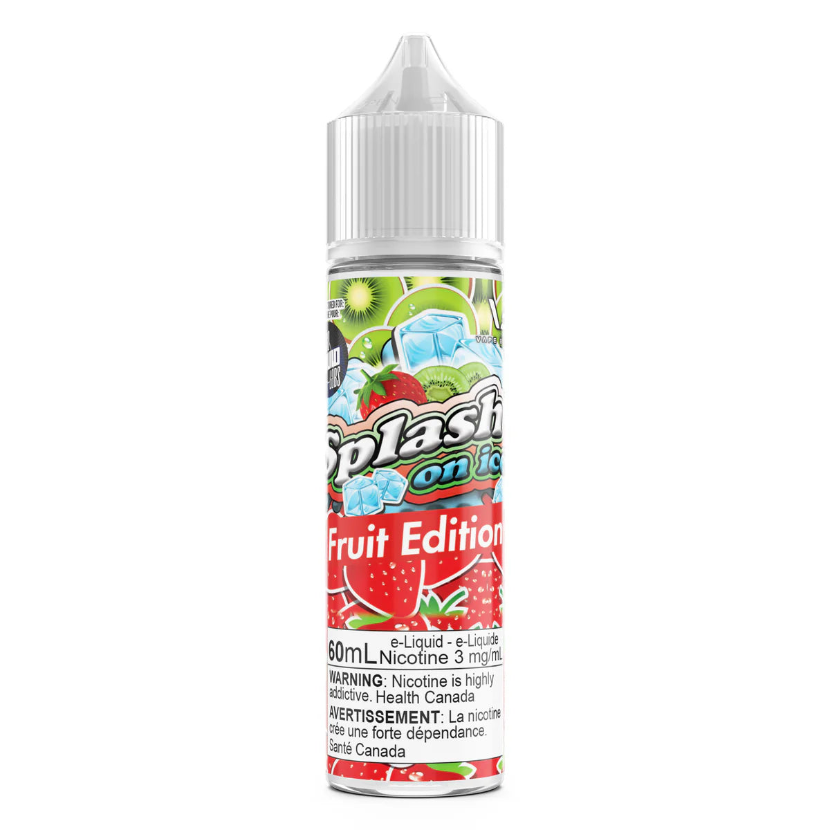 VAPE EVASION - Splash Series - Strawberry Kiwi ON ICE (60ML)