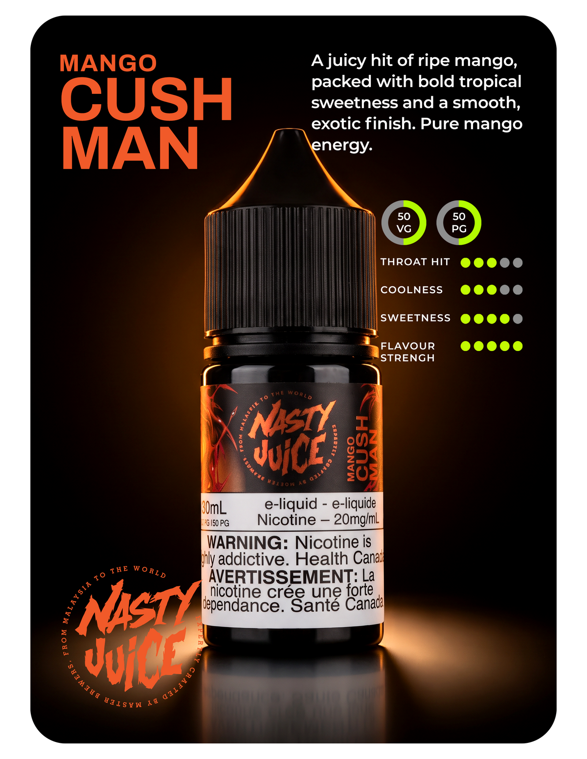 NASTY Juice - Cush Man (Salts) - ONTARIO