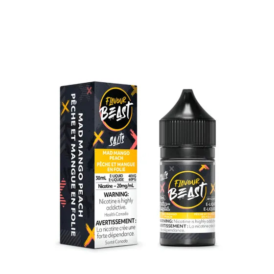Flavour Beast E-Liquid - Mad Mango Peach (Salts)