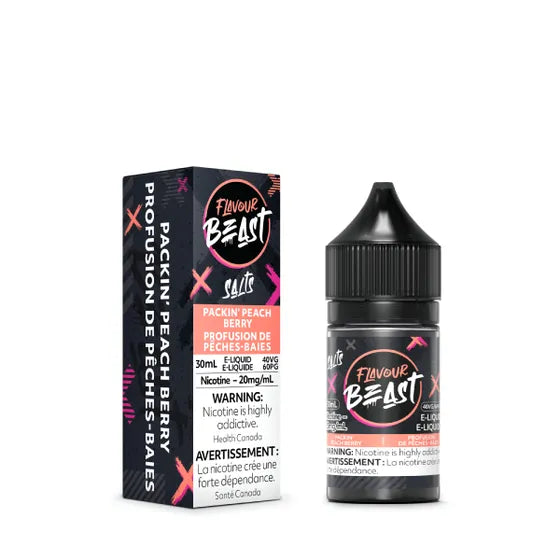 Flavour Beast E-Liquid - Packin' Peach Berry (Salts)