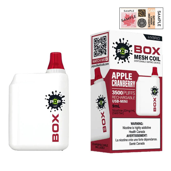 POP HYBRID Box 3500 Disposable (9ML) (BOLD 50)