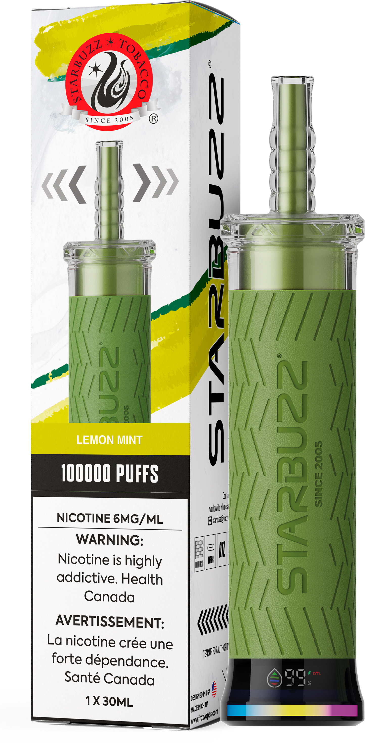 STARBUZZ E-Hose - 100k (Shisha Vape) (30ML)