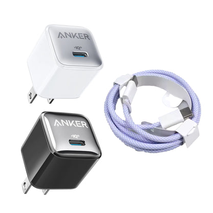 ANKER Nano Pro iQ Charger + USB-C Cable (Bundle Deal)