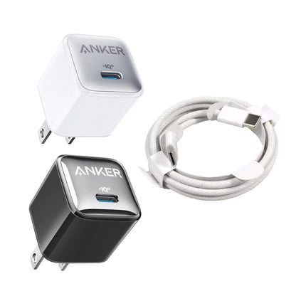 ANKER Nano Pro iQ Charger + USB-C Cable (Bundle Deal)