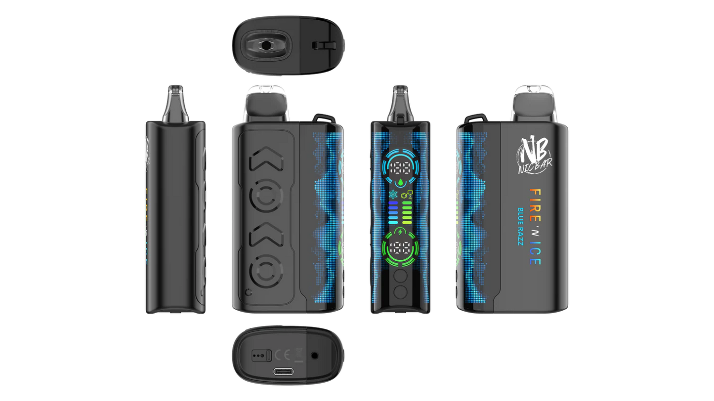 NIC BAR - Fire 'n Ice 80K Disposables (BOLD 50 - 30ML)