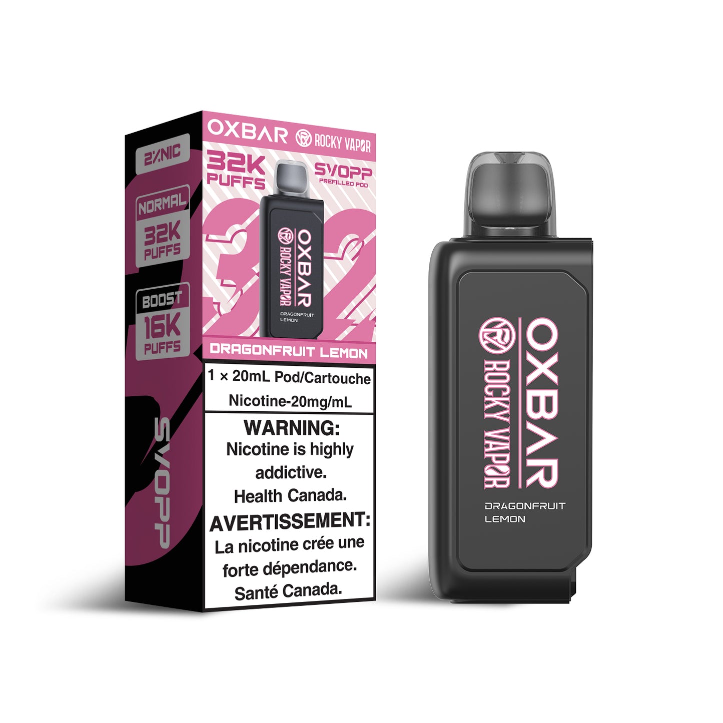 Oxbar Svopp - Pre-Filled Pods (20ML) (ONTARIO)