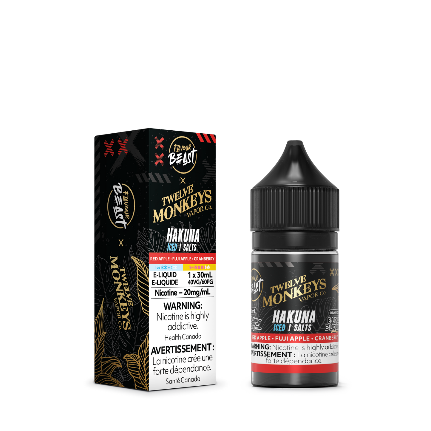 Flavour Beast x 12 Monkeys E-Liquid - Hakuna Iced 20MG