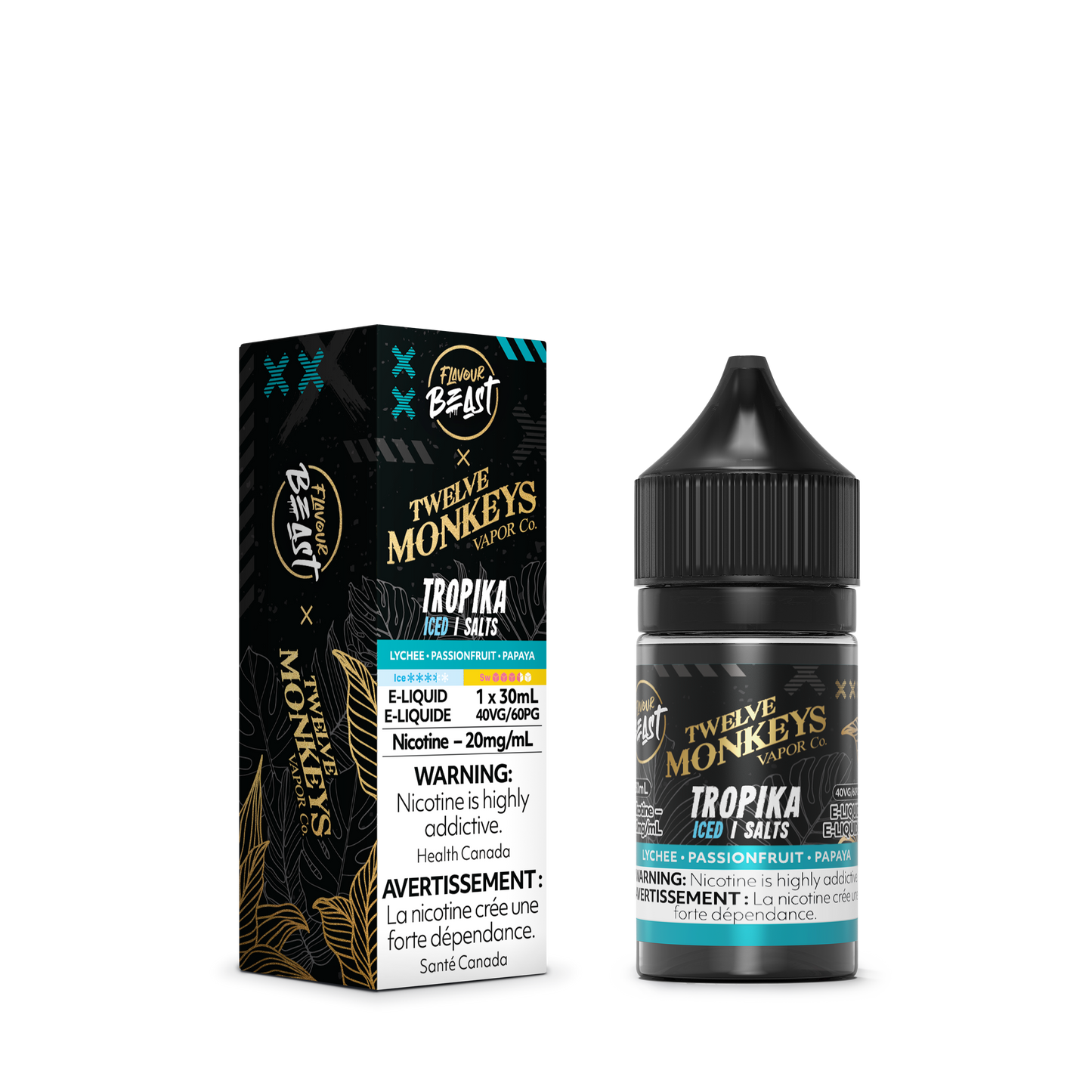 Flavour Beast x 12 Monkeys E-Liquid - Tropika Iced 20MG