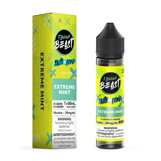 Flavour Beast E-Liquid - Extreme Mint Iced 20MG/60ML - ONTARIO