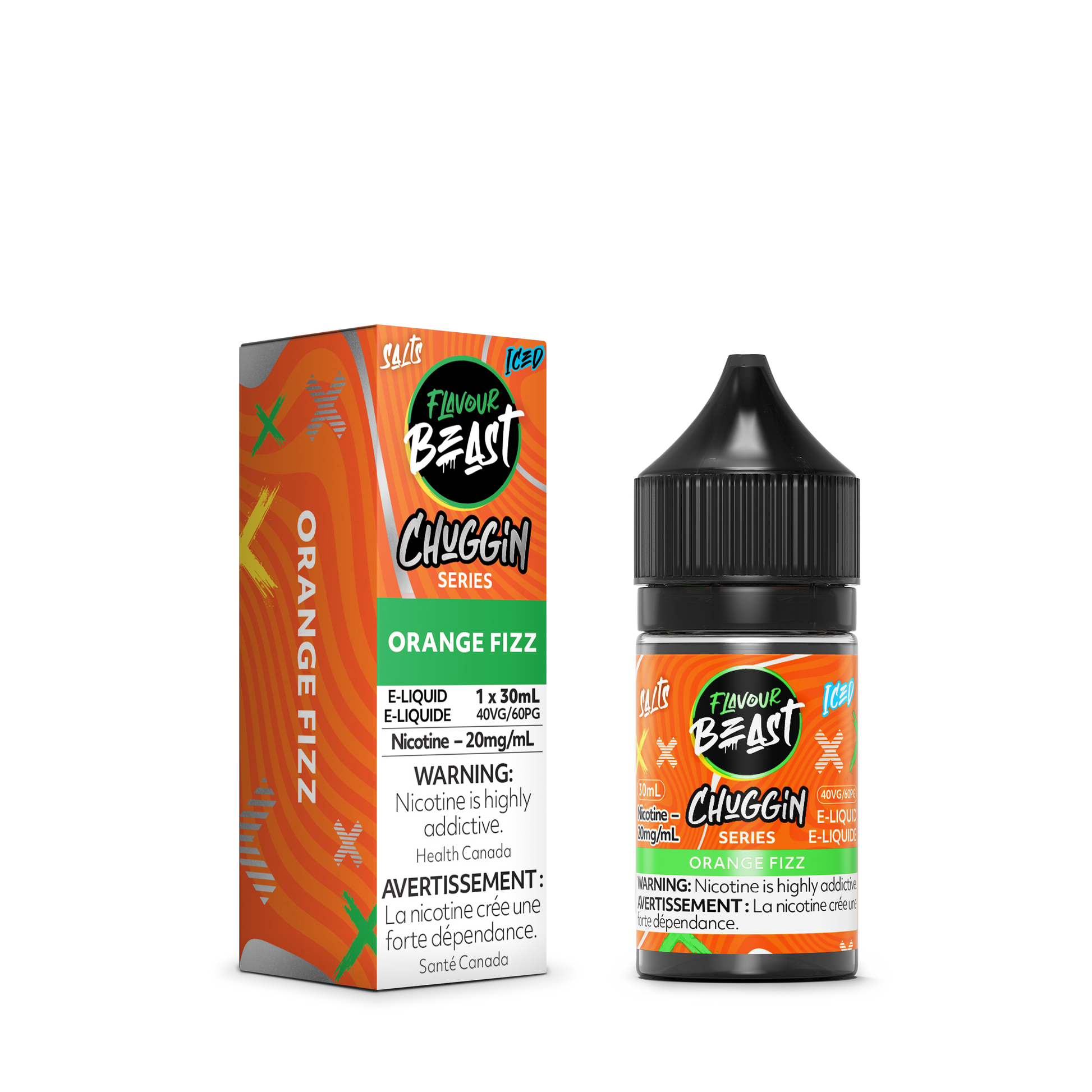 Flavour Beast E-Liquid - Chuggin Orange Fizz (Orange Crush) 20MG Vape Journeys Flavour Beast E-Liquid - Chuggin Orange Fizz (Orange Crush) 20MG Vape Journeys