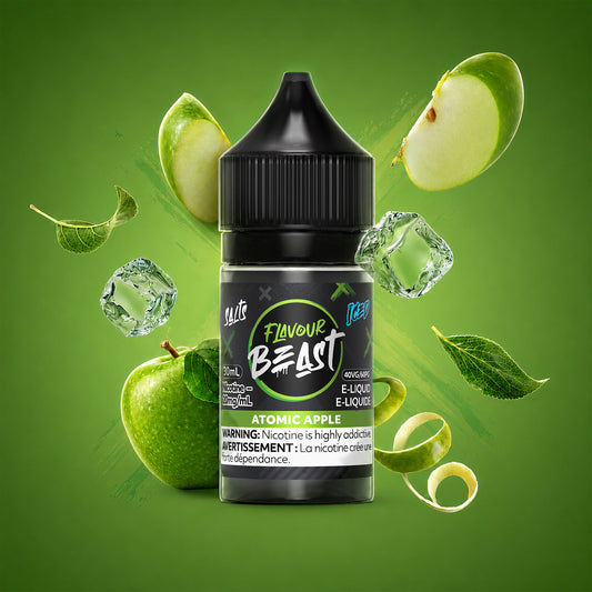 Flavour Beast E-Liquid - Atomic Apple Iced 20MG - ONTARIO
