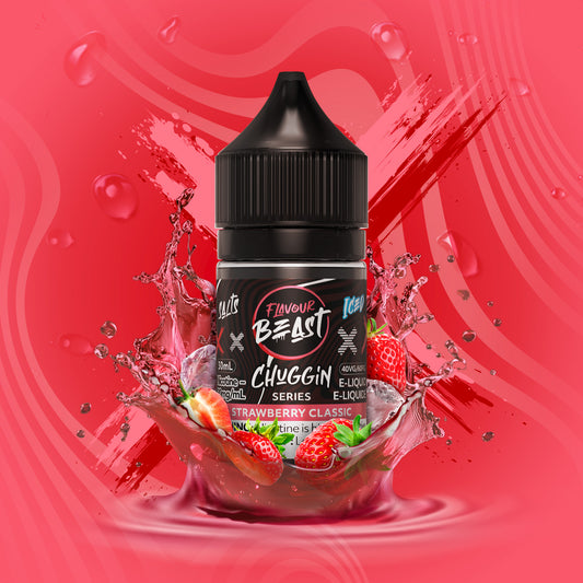 Flavour Beast E-Liquid - Chuggin Strawberry Classic 20MG
