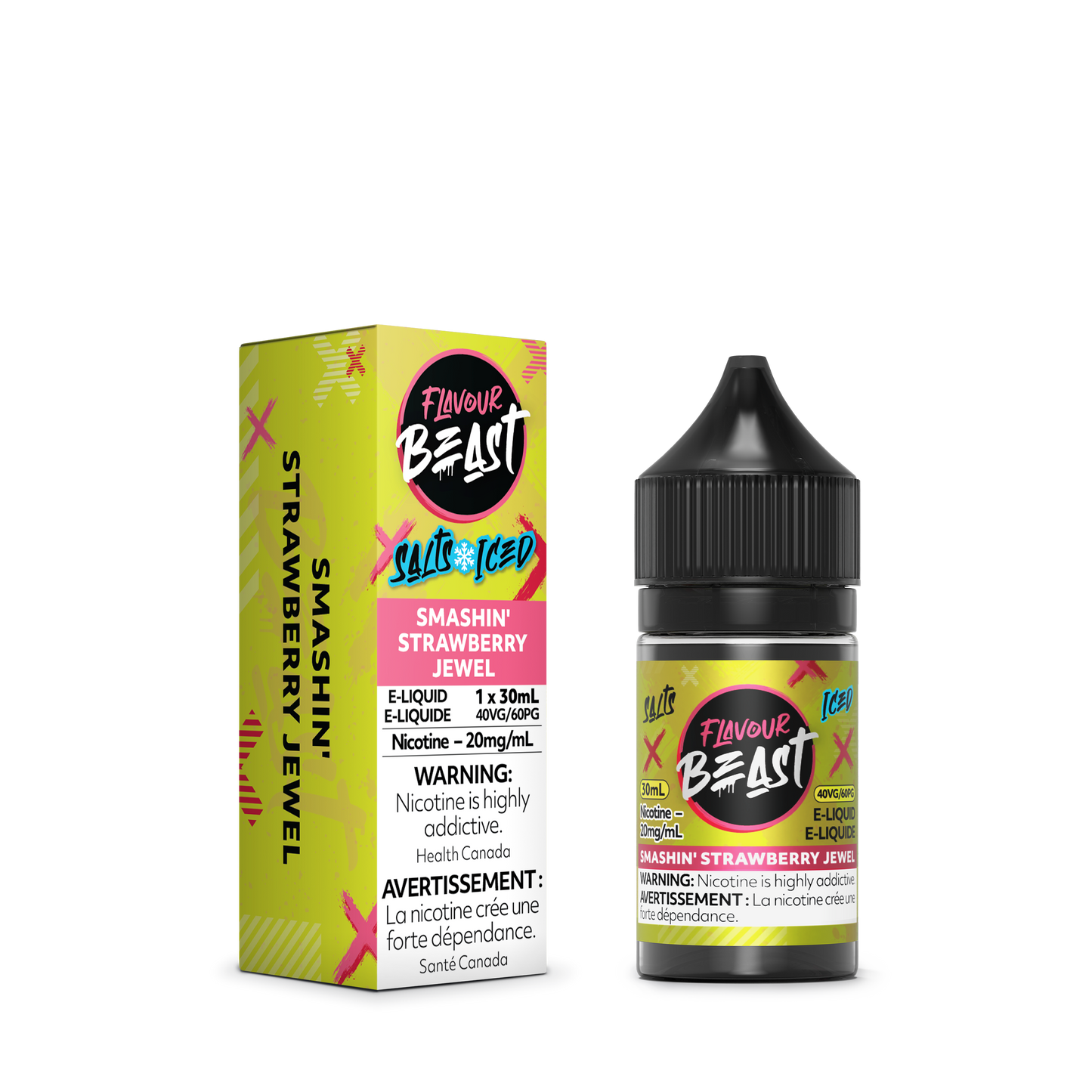 Flavour Beast E-Liquid - Smashin Strawberry Jewel 20MG