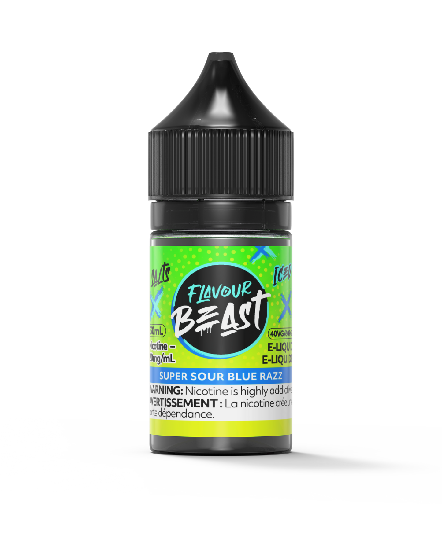 Flavour Beast E-liquid - Super Sour Blue Razz 20MG