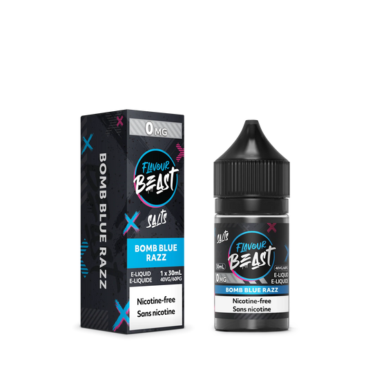 Flavour Beast E-Liquid - Bomb Blue Razz 30ML (NICOTINE-FREE)