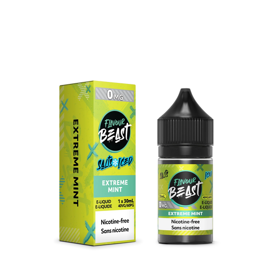 Flavour Beast E-Liquid - Extreme Mint Iced 30ML (NICOTINE-FREE)