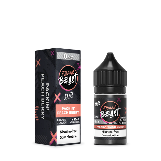 Flavour Beast E-Liquid - Packin' Peach Berry 30ML (NICOTINE-FREE)