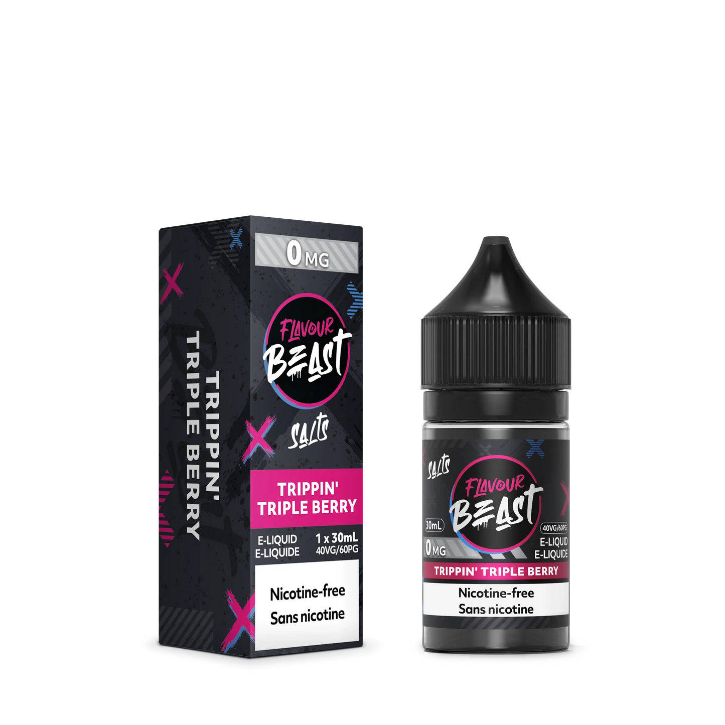 Flavour Beast E-Liquid - Trippin' Tripple Berry 30ML (NICOTINE-FREE)