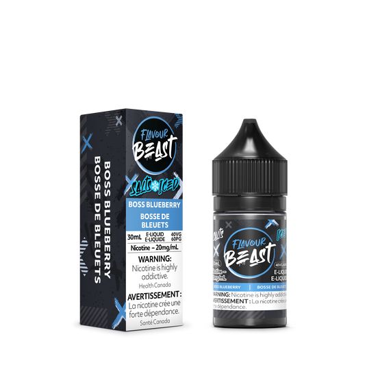 Flavour Beast E-Liquid - Boss Blueberry Iced 20MG/ML