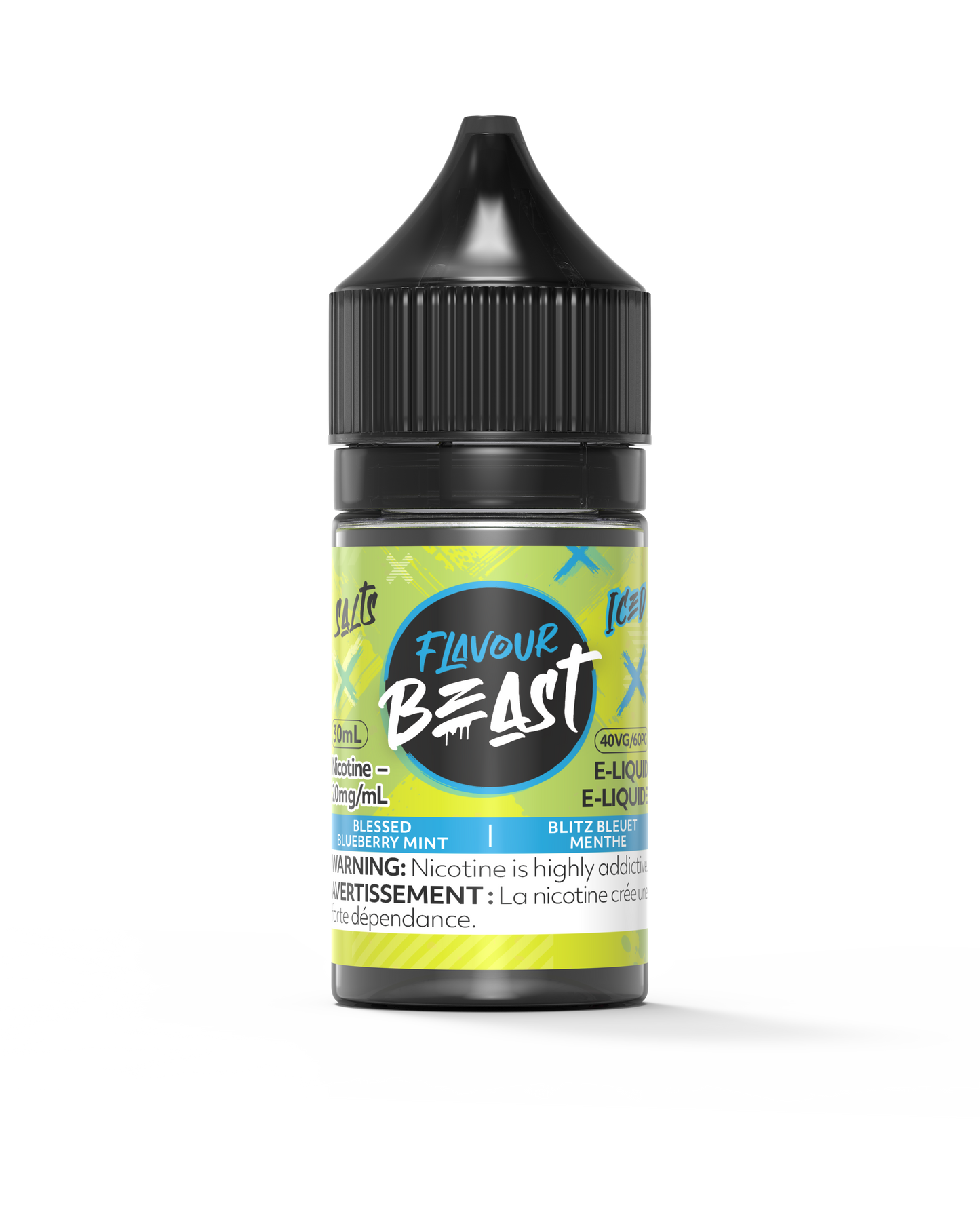 Flavour Beast E-Liquid - Blessed Blueberry Mint 20MG/ML