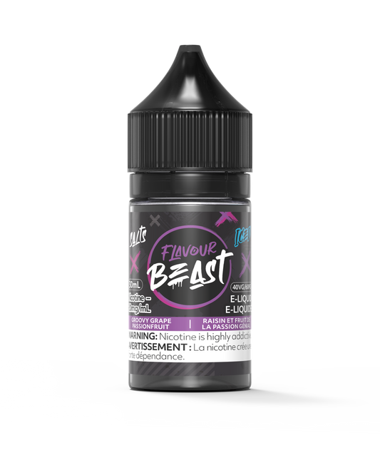 Flavour Beast E-Liquid - Groovy Grape Passionfruit Iced (Salts)
