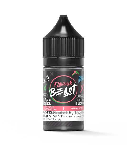 Flavour Beast E-Liquid - Weekend Watermelon Iced (Salts)