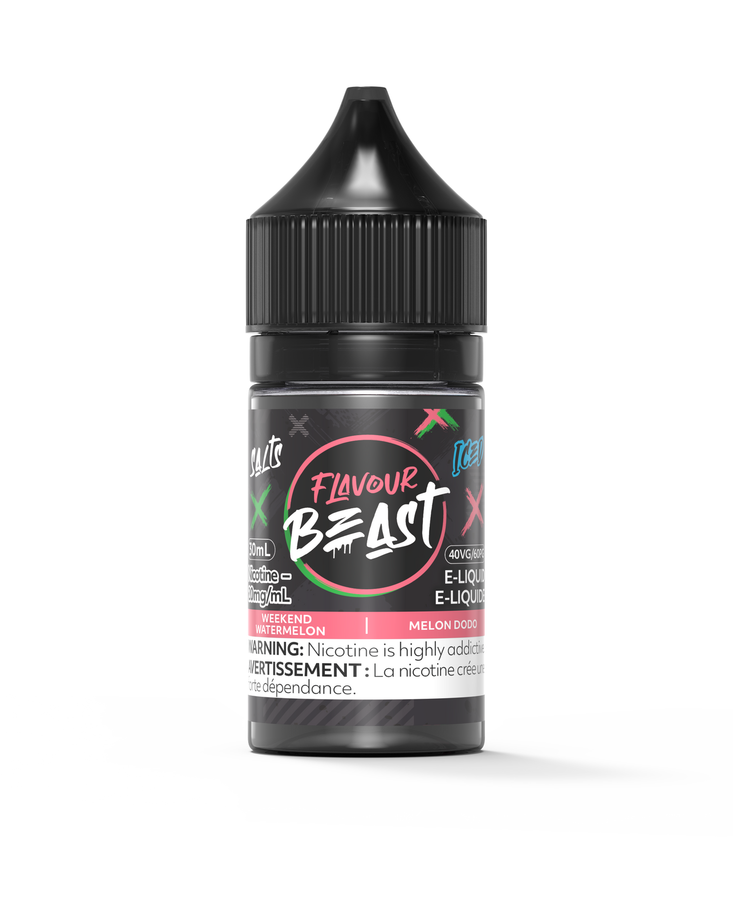 Flavour Beast E-Liquid - Weekend Watermelon Iced 20MG/ML