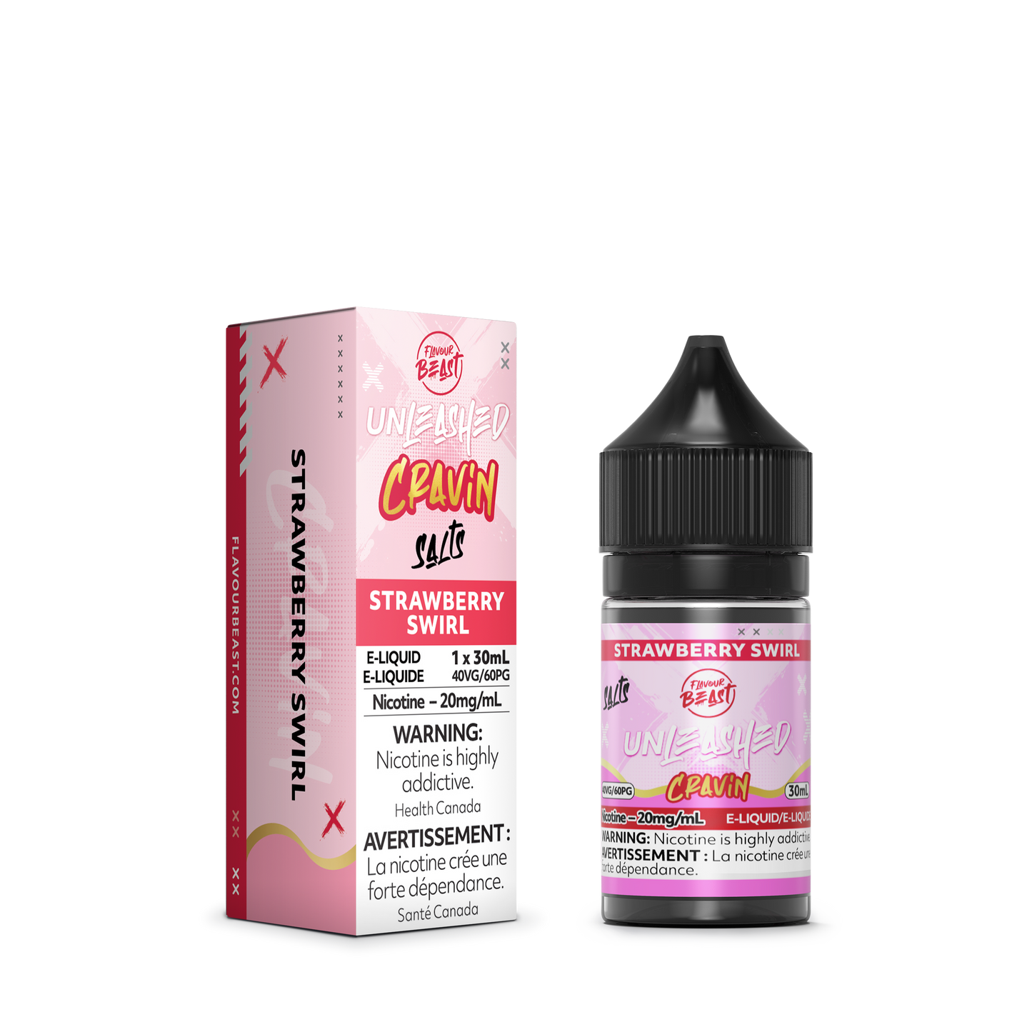 Flavour Beast Unleashed - Strawberry Swirl 20MG (Salts)