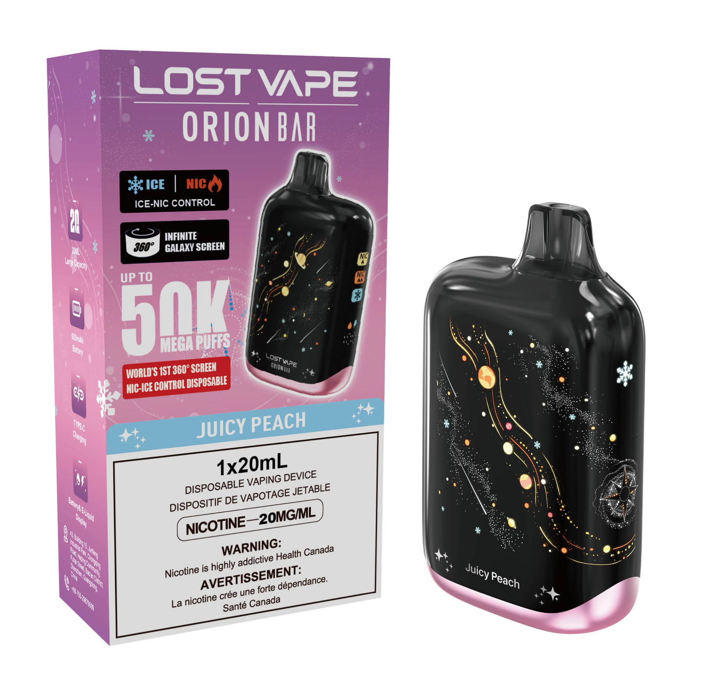 LOST VAPE ORION BAR 50K DISPOSABLE (20ML)