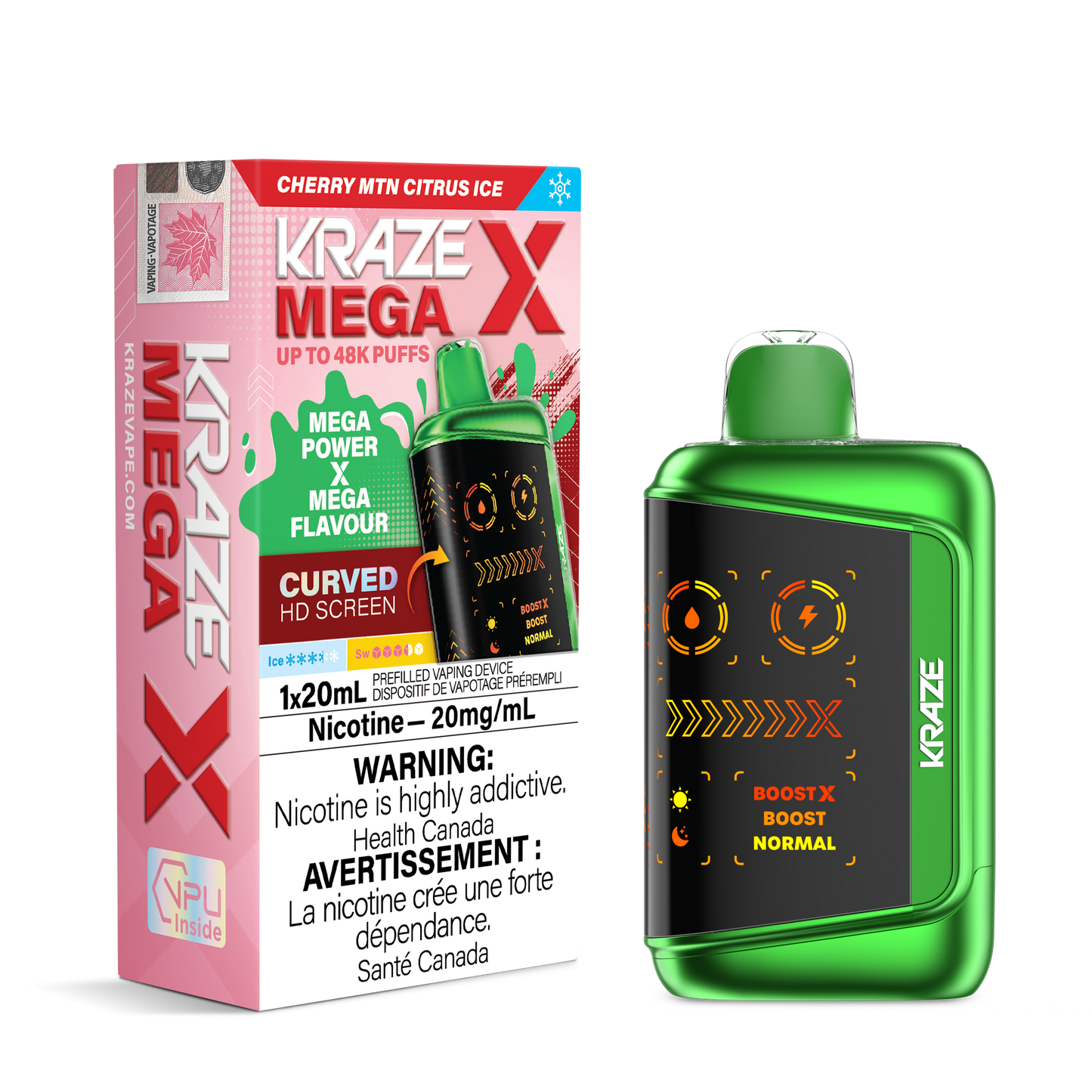 KRAZE - Mega X Disposables (20ML) - ONTARIO