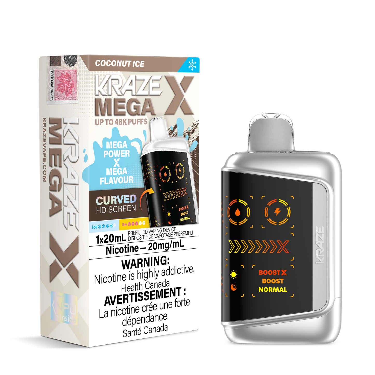 KRAZE - Mega X Disposables (20ML) - ONTARIO