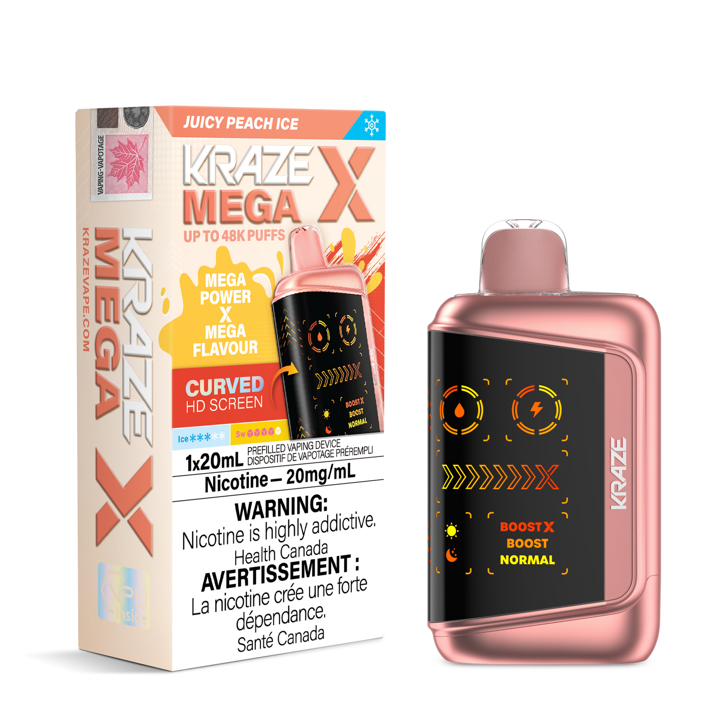 KRAZE - Mega X Disposables (20ML) - ONTARIO