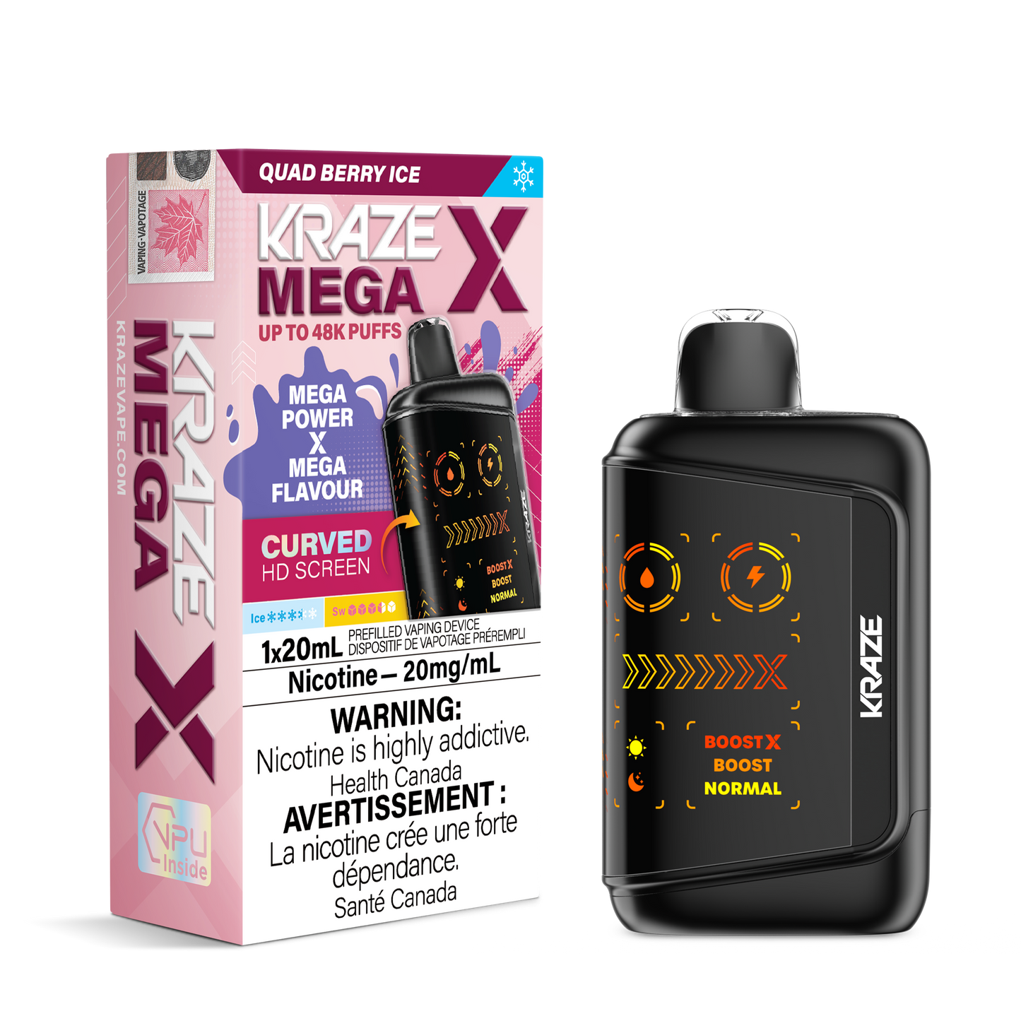 KRAZE - Mega X Disposables (20ML) - ONTARIO
