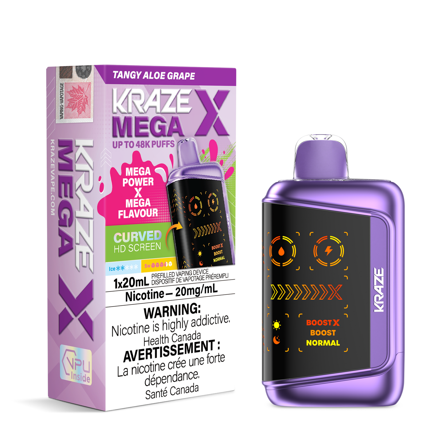 KRAZE - Mega X Disposables (20ML) - ONTARIO
