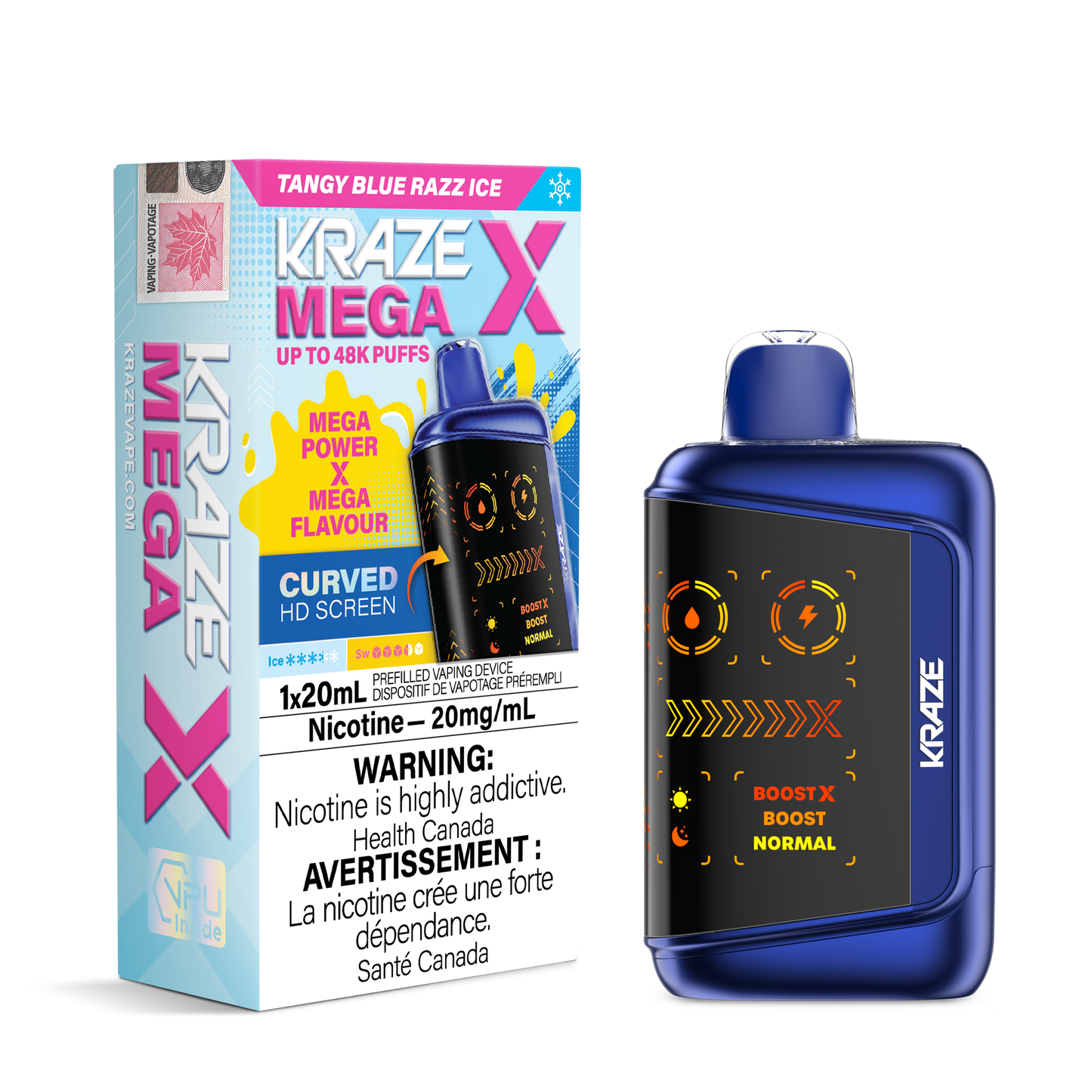 KRAZE - Mega X Disposables (20ML) - ONTARIO