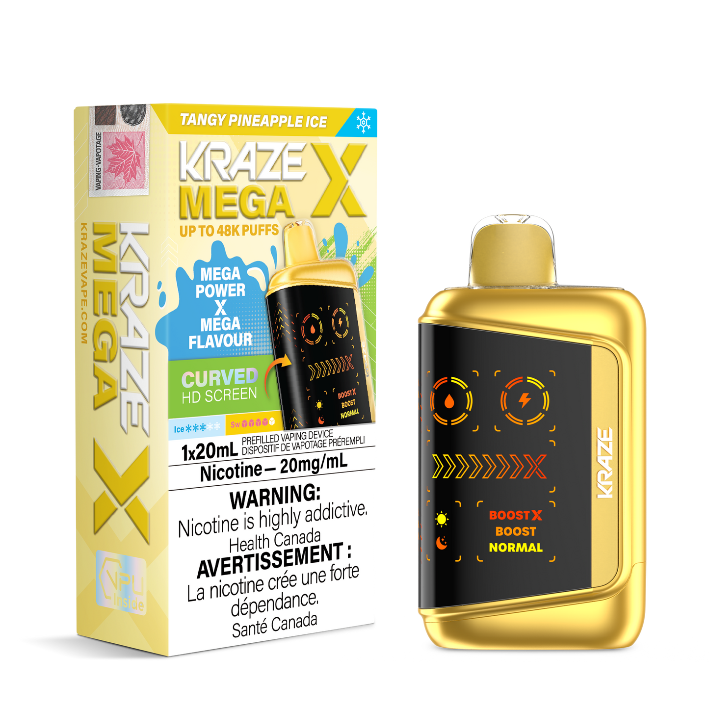 KRAZE - Mega X Disposables (20ML) - ONTARIO