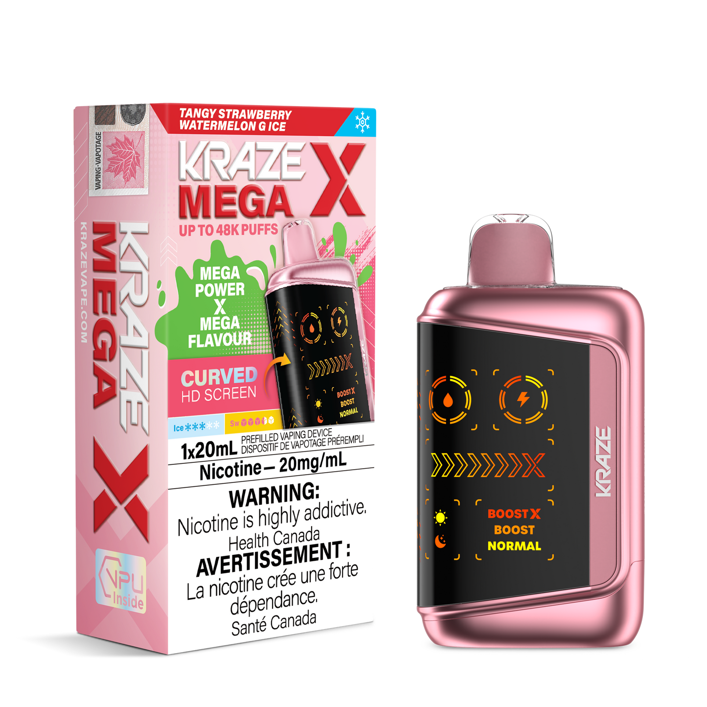 KRAZE - Mega X Disposables (20ML) - ONTARIO