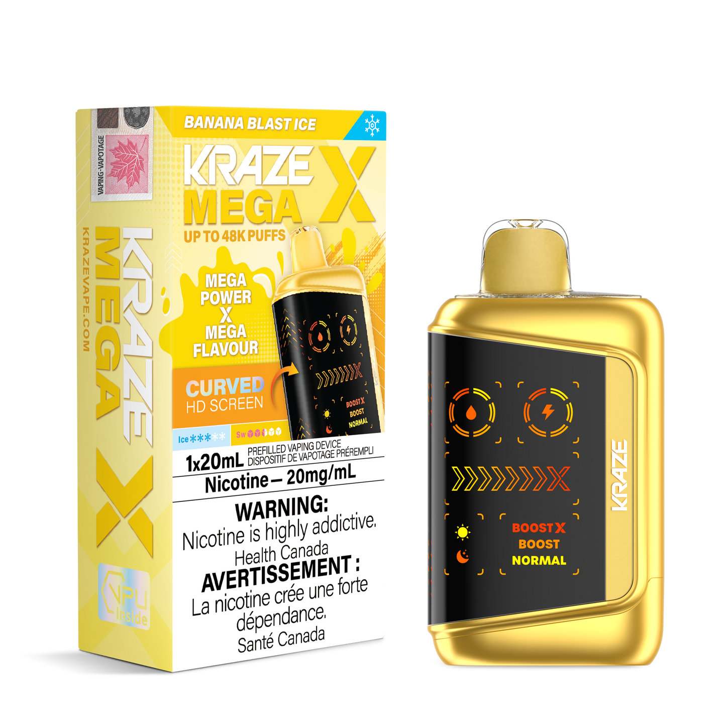 KRAZE - Mega X Disposables (20ML) - ONTARIO