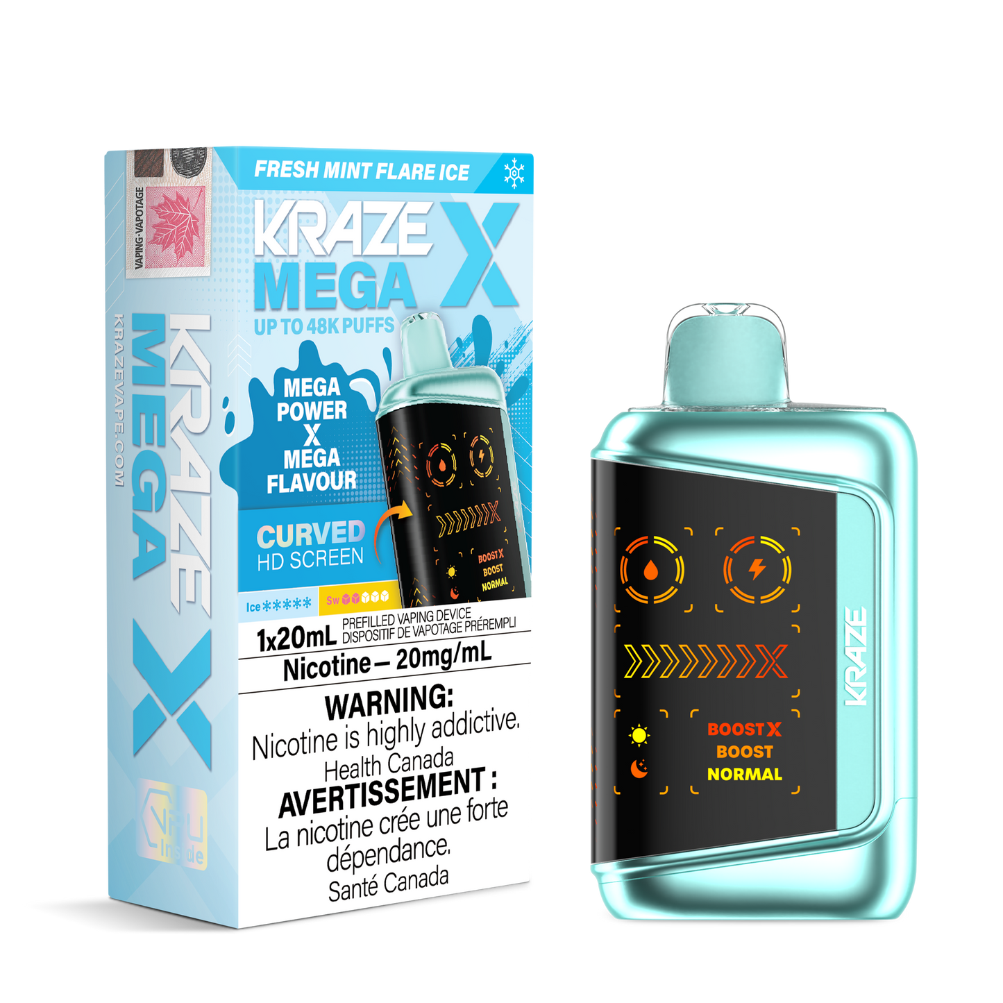 KRAZE - Mega X Disposables (20ML) - ONTARIO