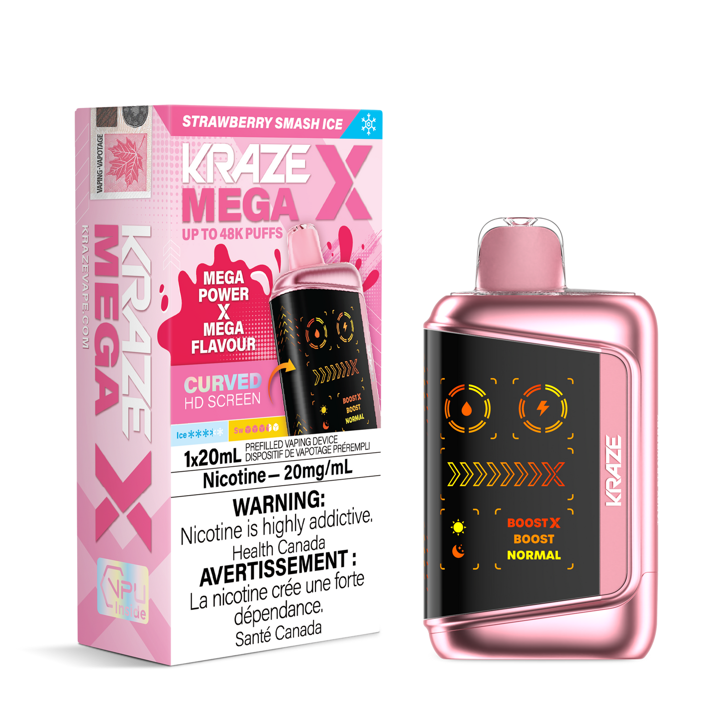 KRAZE - Mega X Disposables (20ML) - ONTARIO