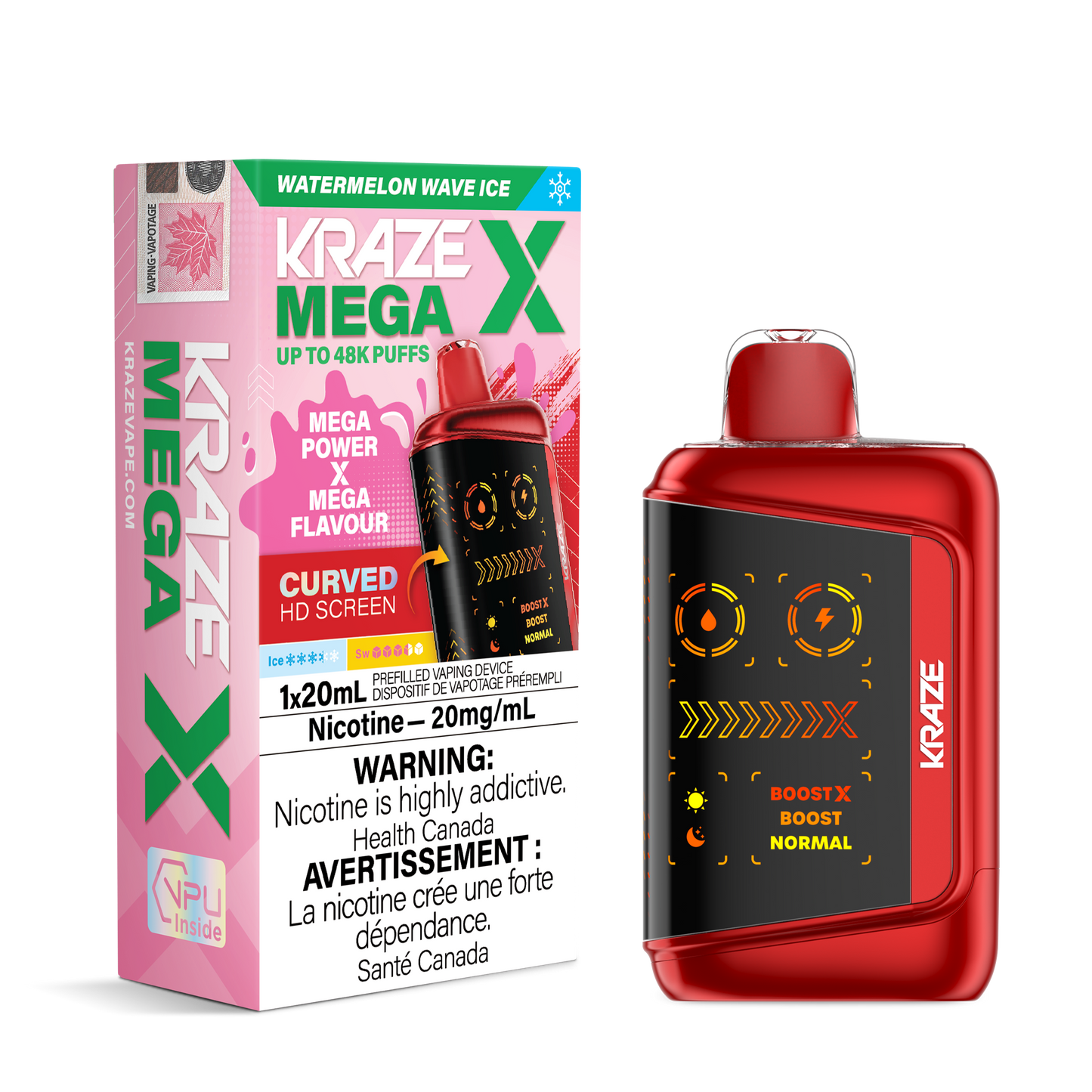 KRAZE - Mega X Disposables (20ML) - ONTARIO
