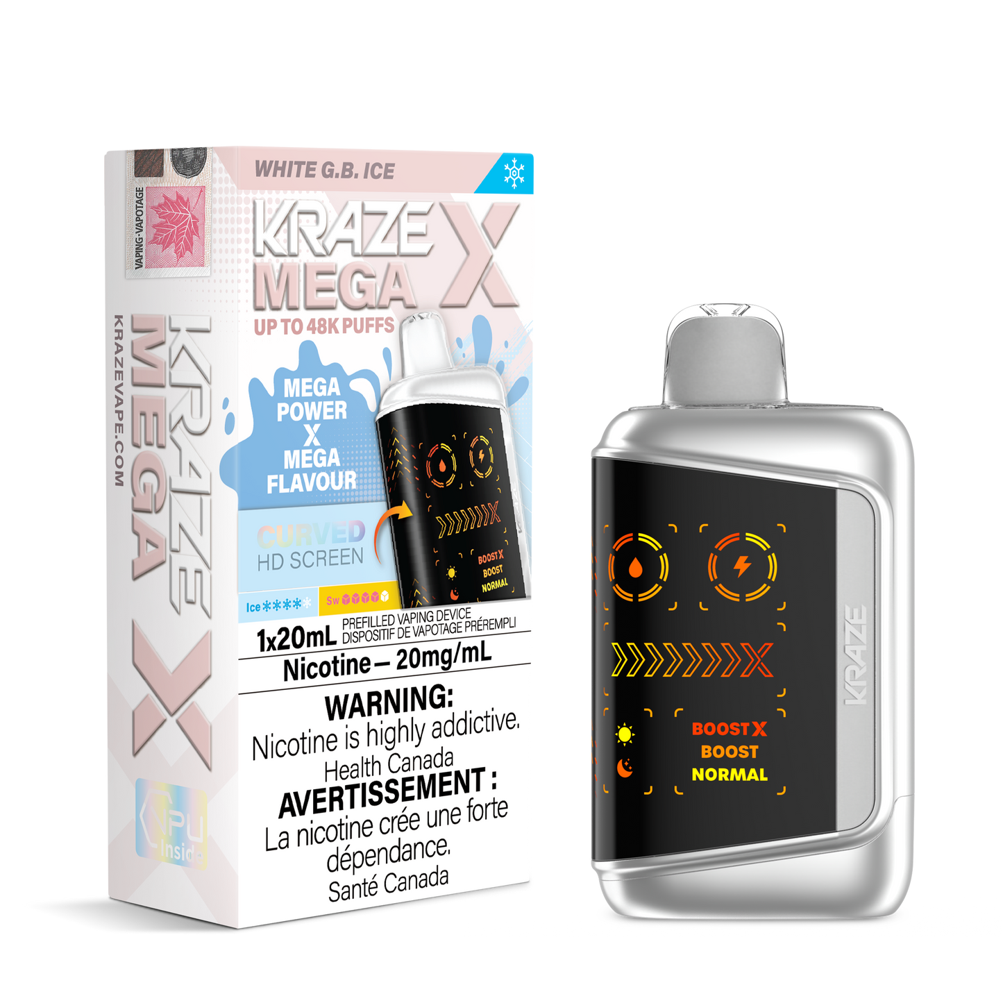 KRAZE - Mega X Disposables (20ML) - ONTARIO