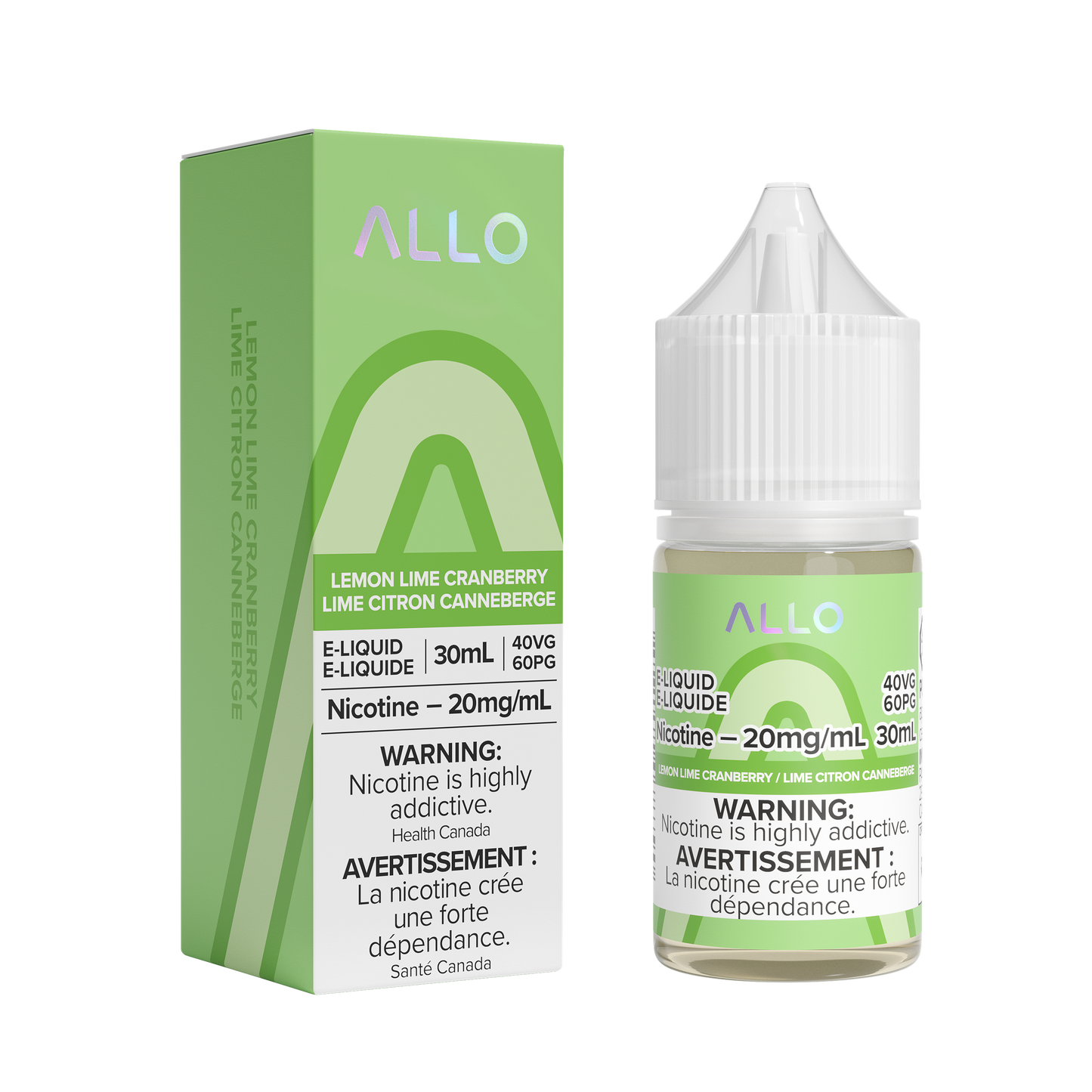 ALLO E-Liquid - Lemon Lime Cranberry 20MG